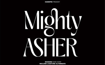 Mighty Asher Font