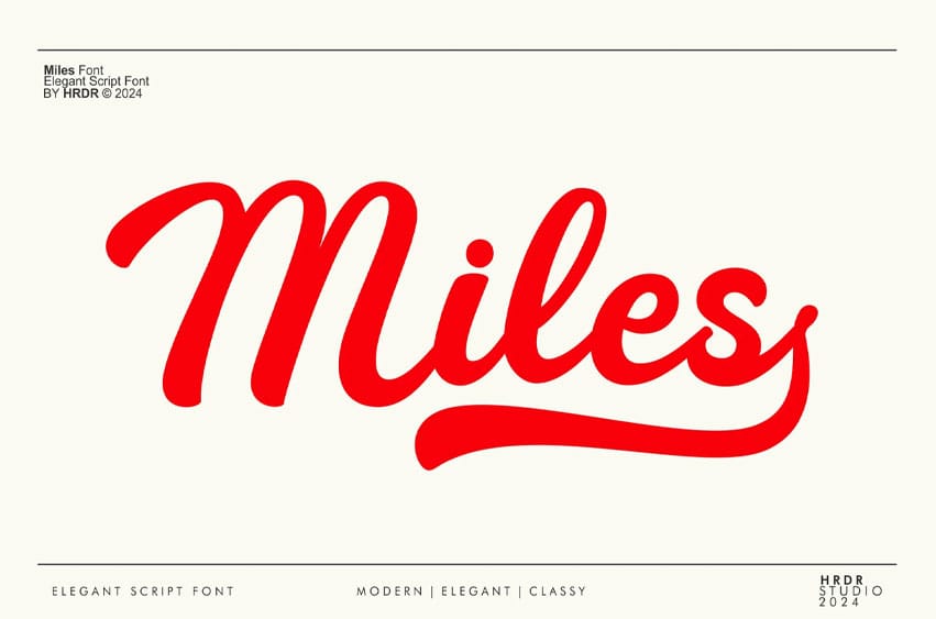 Miles Font