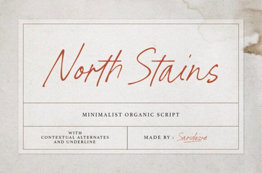 North Stains Font