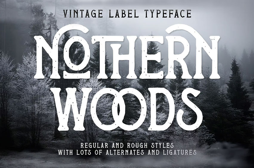 Nothern Woods Font