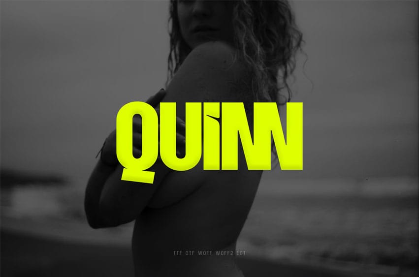 Quinn Display Font