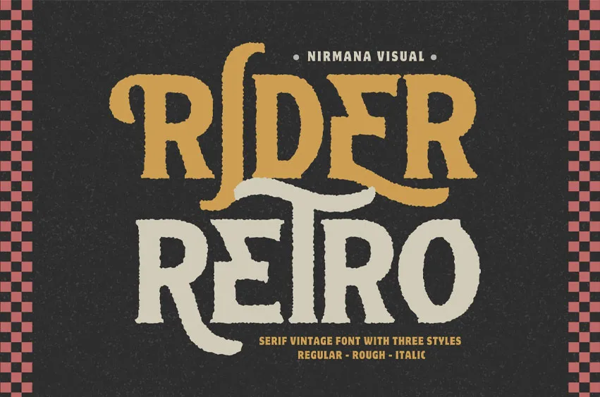 Retro Rider Font