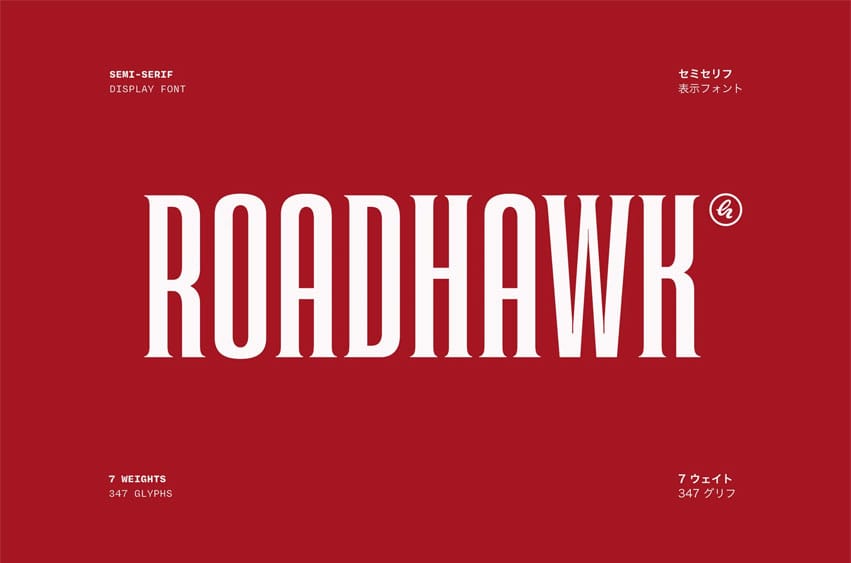 Roadhawk Font