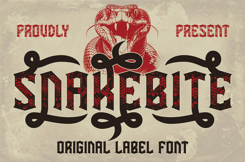 Snakebite Font