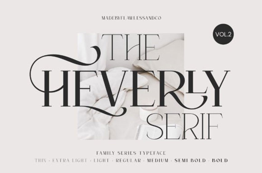 The Heverly Font