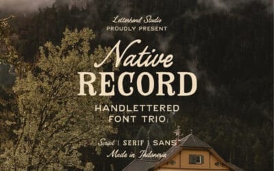 The Native Record Font
