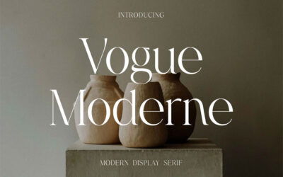 Vogue Moderne Font