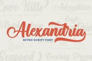 Alexandria Font - DaFontHub