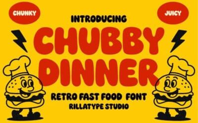 Chubby Dinner Font