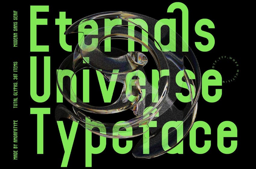 Eternals Universe Font