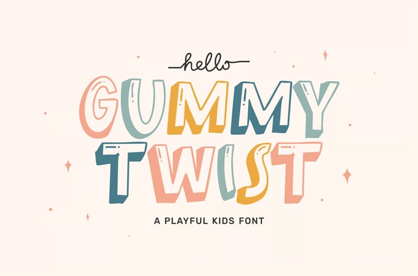 Gummy Twist Font