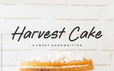 Harvest Cake Font