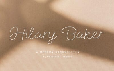 Hilary Baker Font