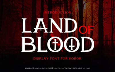 Land Of Blood Font