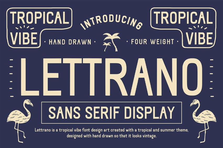 Lettrano Font