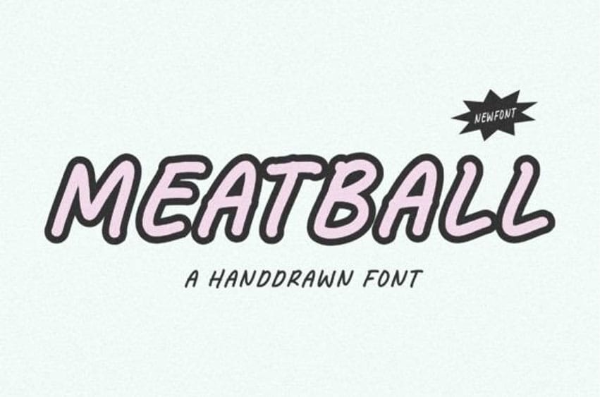 Meatball Font