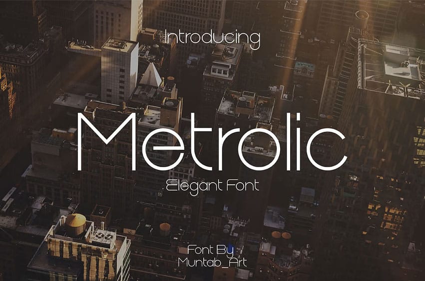 Metrolic Font
