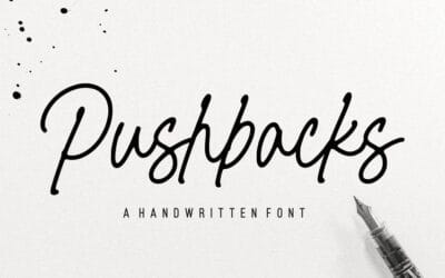 Pushback Font
