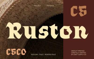 Ruston Font