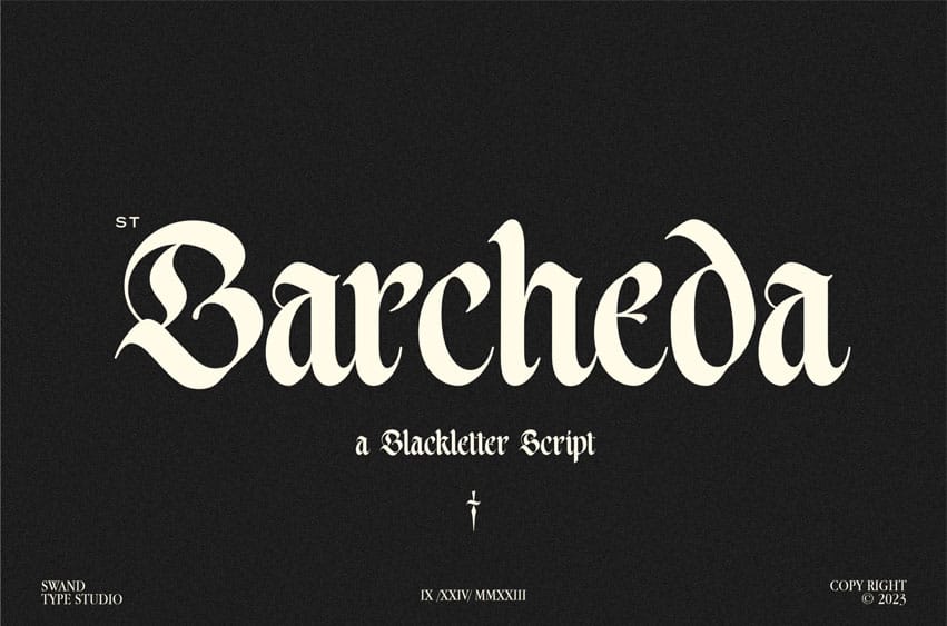 ST Barcheda Font