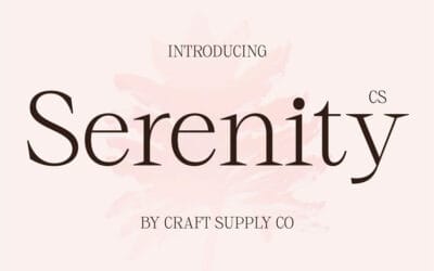 Serenity Font