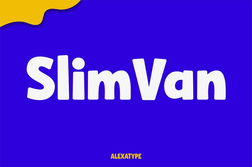 SlimVan Font