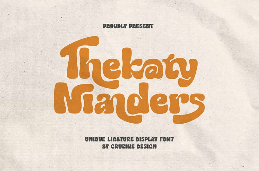 Thekaty Nianders Font