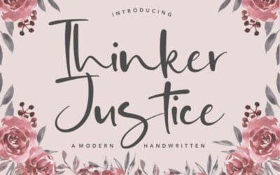 Thinker Justice Font