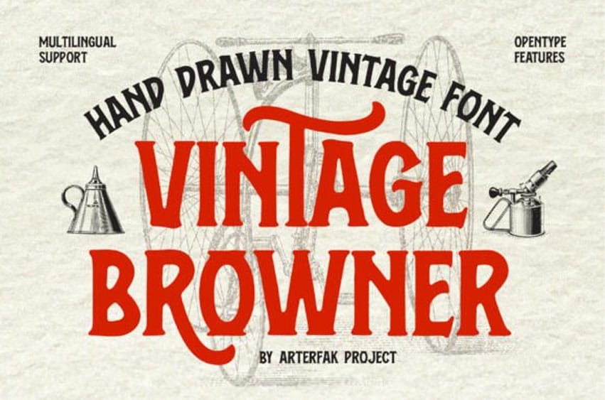 Vintage Browner Font