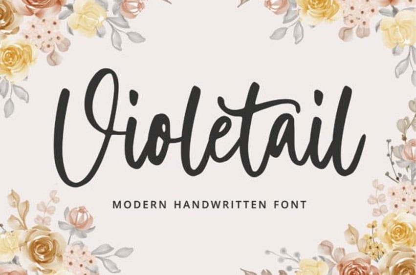 Violetail Modern Font