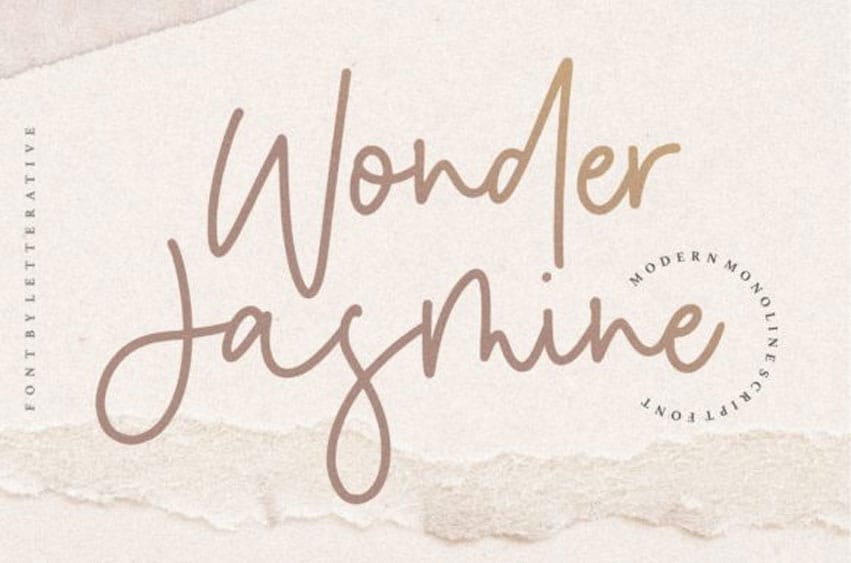 Wonder Jasmine Font