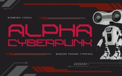Alpha Cyberpunk Font