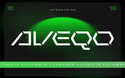 Aveqo Futuristic Font