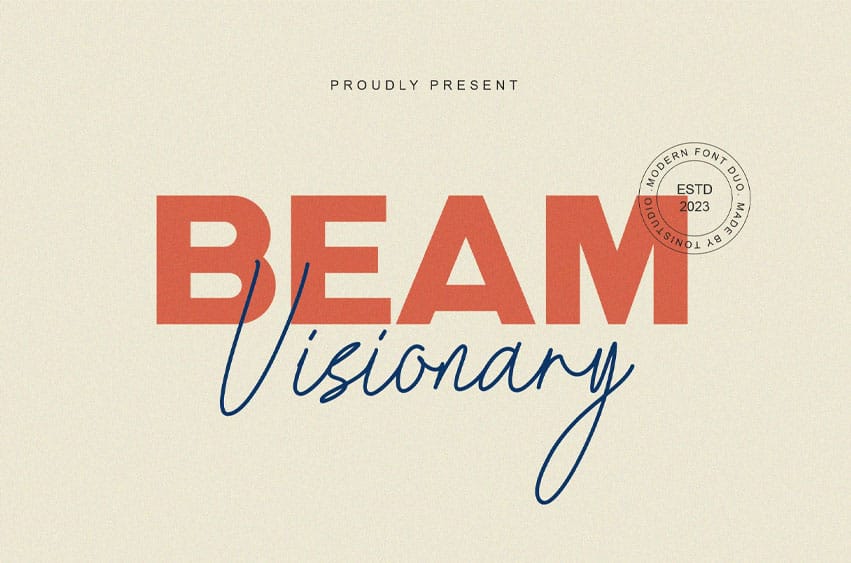 Beam Visionary Font