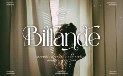 Billande Font