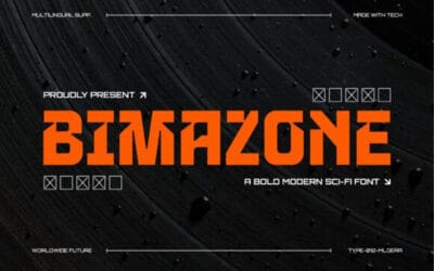 Bimazone Font