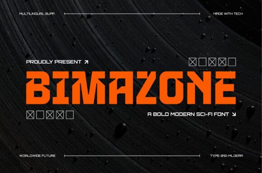 Bimazone Font