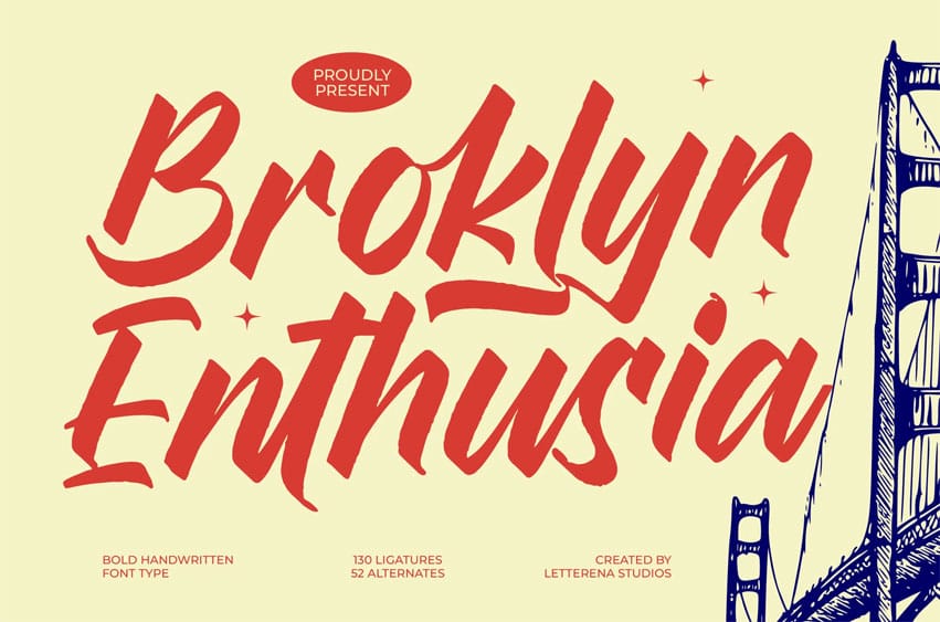Broklyn Enthusia Font