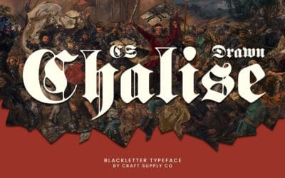 CS Chalise Drawn Font