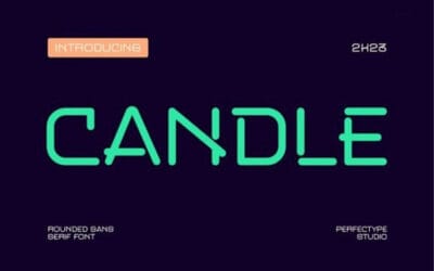 Candle Rounded Font