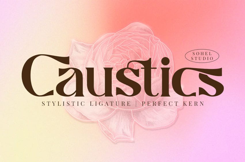 Caustics Font