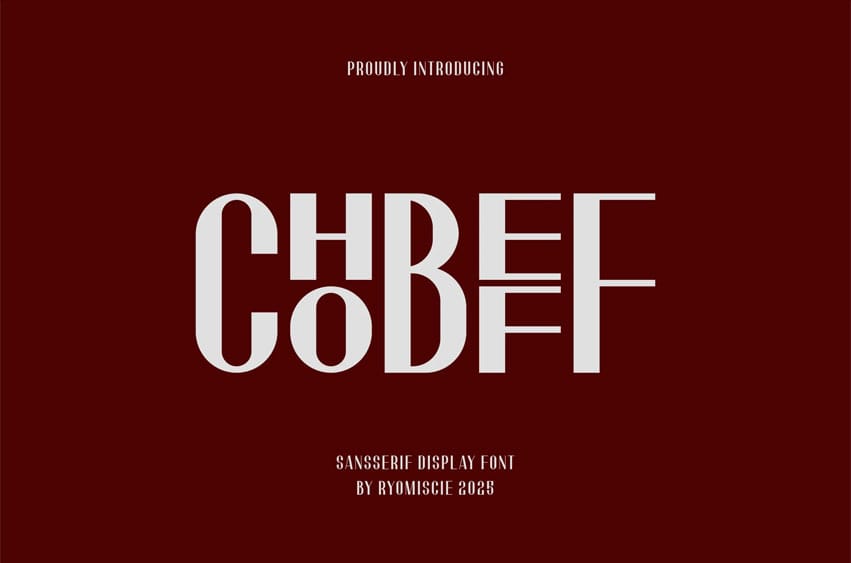 Chobeff Font