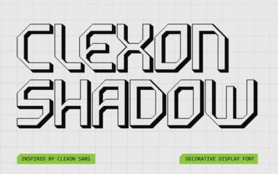 Clexon Shadow Font