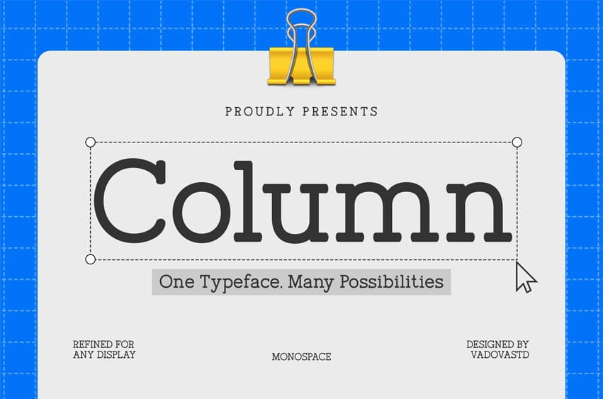 Column Font