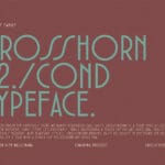 Crosshorn Cond Font