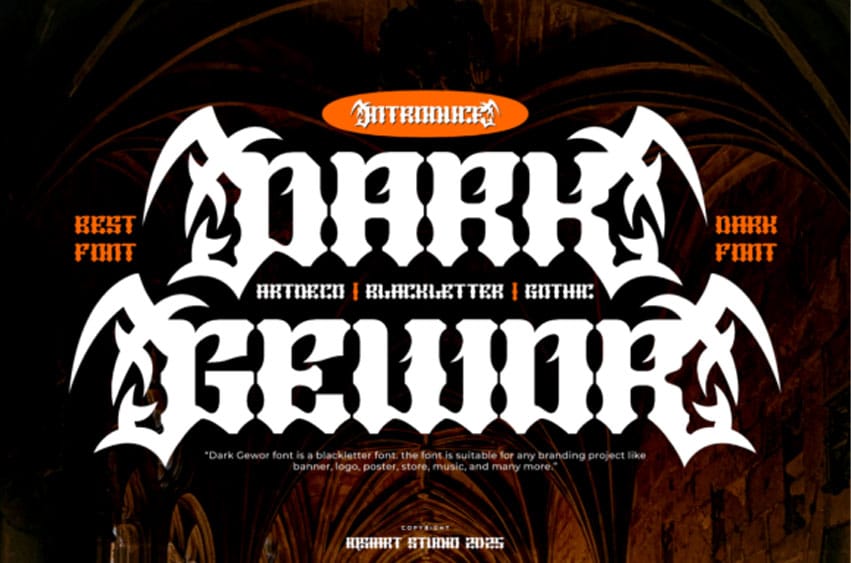 Dark Gewor Font