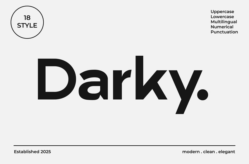 Darky Font