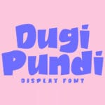 Dugi Pundi Font