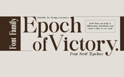 Epoch of Victory Font