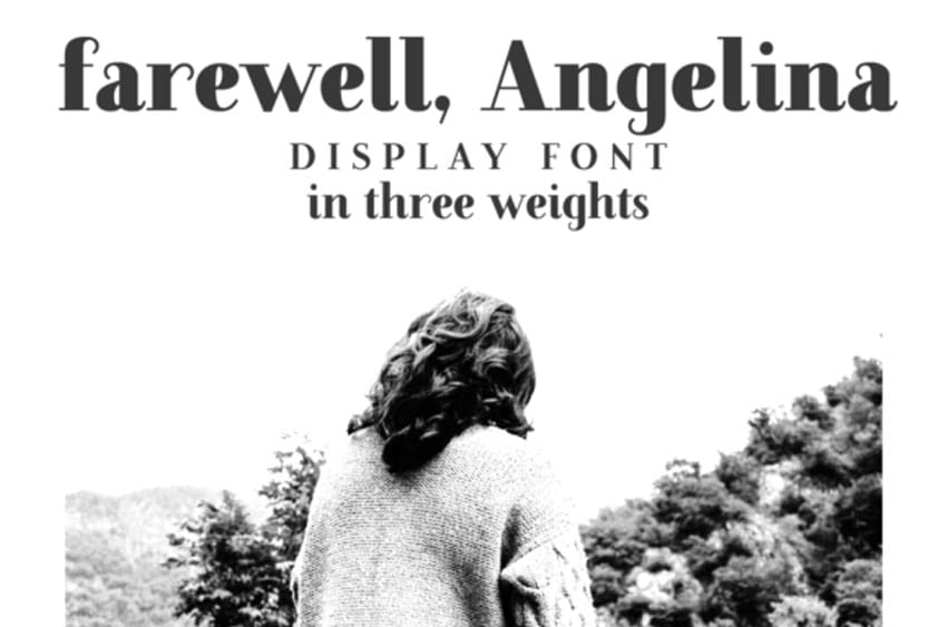 Farewell Angelina Font